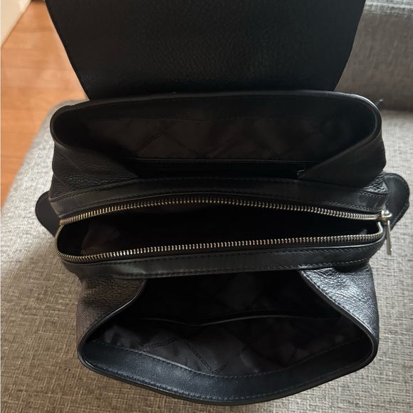 Michael Kors Black Pebbled Leather Backpack - Picture 3 of 3